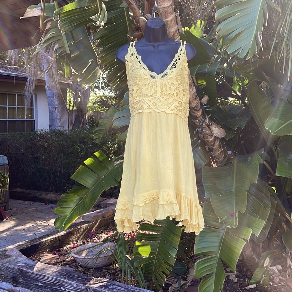 lace asymmetric ruffled handkerchief hem free people adele style dress